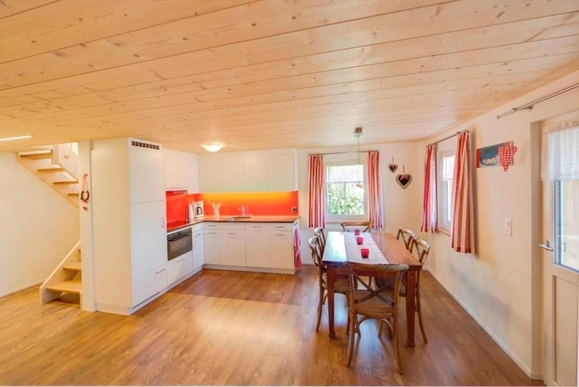 Bauernhof Fendrig - Neue Wohnung Haslen Exterior foto